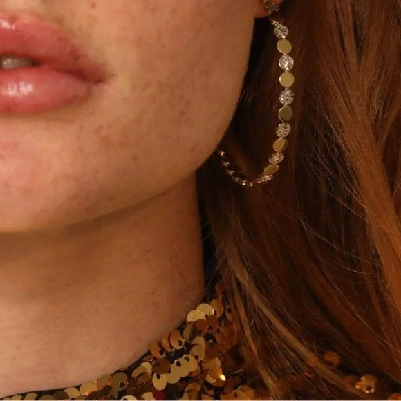 Jennifer Zeuner NEW Bea hoops - Picture 3 of 3